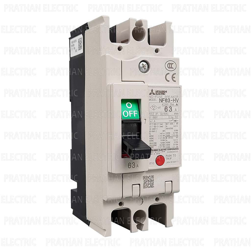 三菱電機 NF63-HV 2P 63A AL NN